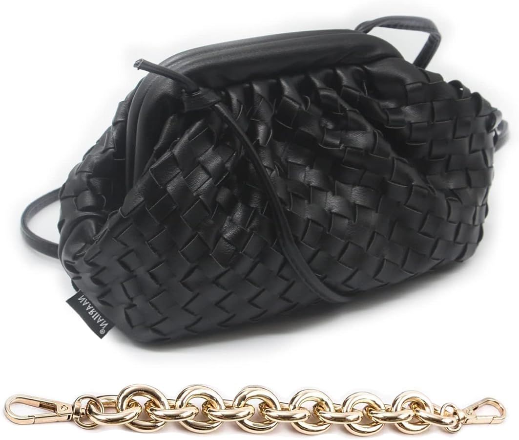 NAARIIAN Dumpling Bag,Clutch Purse for women Shoulder Bag Dupes Designer Cloud handbag PU Leather... | Amazon (US)