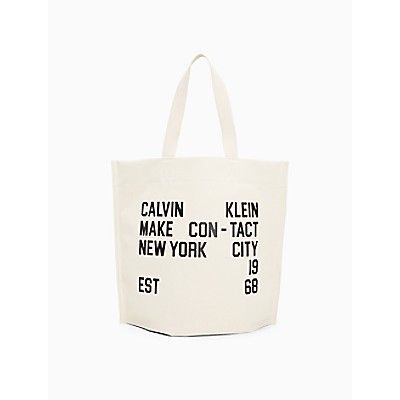 Canvas Logo Graphic Tote Bag | Calvin Klein | Calvin Klein (US)