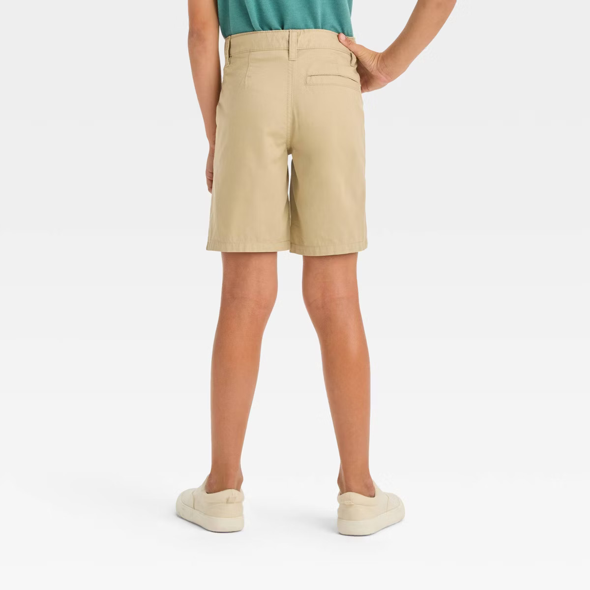 Boys' Flat Front 'At the Knee' Chino Shorts - Cat & Jack™ | Target