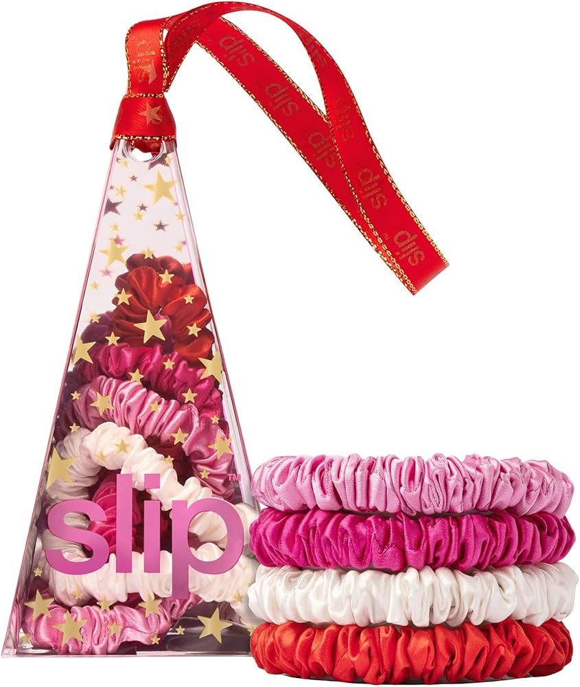 slip Skinny Scrunchies in Ornament Packaging: Anti-Crease, Anti-Breakage Slipsilk™ Design Prote... | Amazon (US)