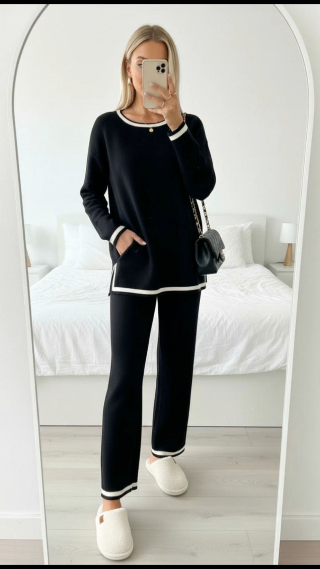 ✨ The soft set you’ll live in all season ✨
If you love looking put together while feeling like you never left the couch… this outfit is your new best friend. The fit is relaxed, the knit is buttery soft, and the matching set makes it look effortlessly elevated with zero effort. Pair it with comfy slippers for home or swap for sneakers to head out the door.
Trust me — this one’s a SAVE ✔️ because you’ll reach for it on repeat. Lounge wear, pajamas 
Linking everything on LTK! 🤎

#LTKHoliday #LTKGiftGuide #LTKCyberWeek