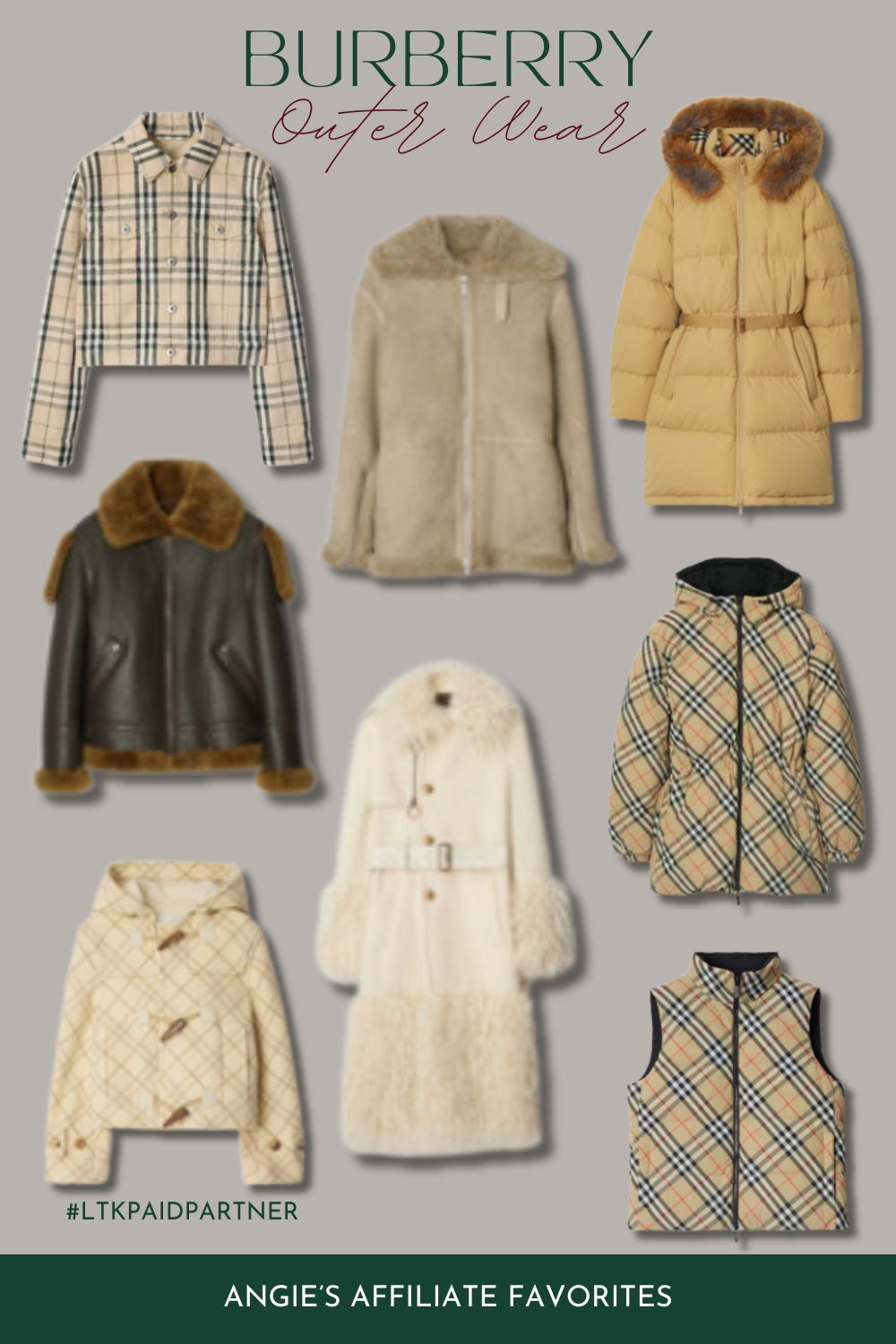 #paidpartner 
Step into sophistication this season with Burberry’s iconic outerwear collection. From classic trench coats to contemporary quilted jackets, Burberry blends luxury with functionality, ensuring you stay stylish no matter the forecast.

✨ Why Burberry?

Heritage Craftsmanship: Every stitch tells a story of British elegance.
Iconic Designs: Featuring the signature check lining and impeccable tailoring.
Versatile Layers: Perfect for crisp spring mornings, chilly evenings, or unpredictable downpours.

👀 Ready to redefine your wardrobe? Burberry coats and jackets are the ultimate statement pieces that blend form, function, and flair.

🛍️ Shop now and embrace the season in style!
#burberry #burberryfashion #outerwear #burberrycoat 

 #LTKSeasonal