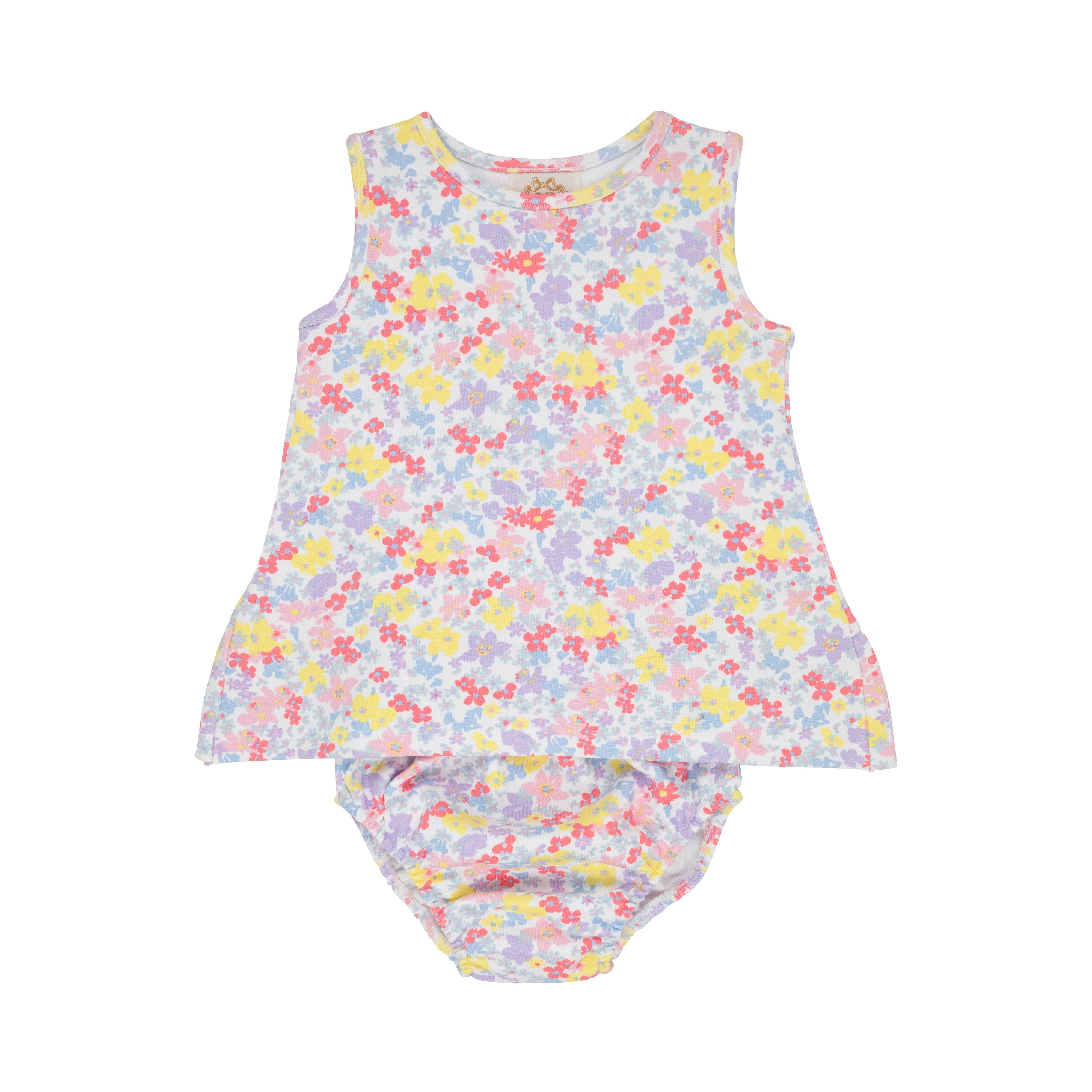 Love You Back Set (with bloomers) - Coral Gables Garden | The Beaufort Bonnet Company