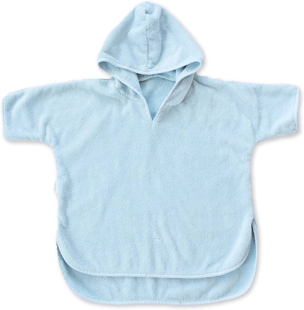 Natemia Organic Hooded Poncho Towel – Ultra Soft and Absorbent Cloud Touch Cotton Kids Cover-Up | Amazon (US)