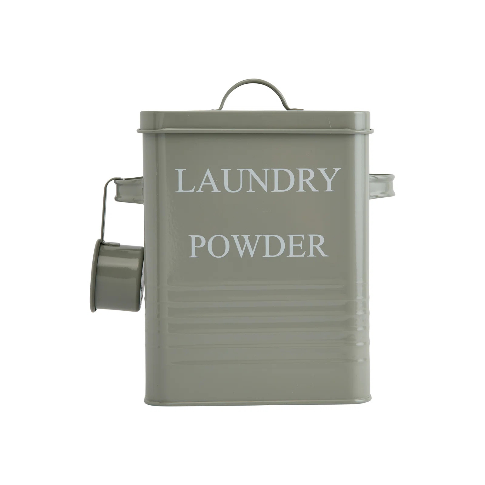 Metal Laundry Powder Container with Lid and Scoop | Wayfair North America