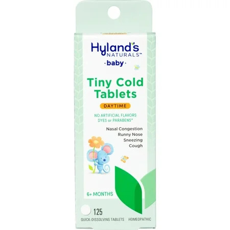 Hyland's Baby Tiny Cough & Cold, 125 Quick-Dissolving Tablets for Colds | Walmart (US)