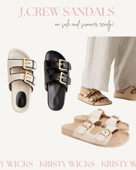 The best Birkenstock dupes available on the market! 🎀 Cutest spring sandals on sale — nearly 50% off! Love the cork style to pair with linen pants, jeans or a dress. 

#LTKsalealert #LTKshoecrush