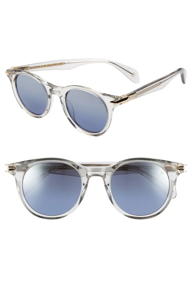 49mm Gradient Round Sunglasses | Nordstrom