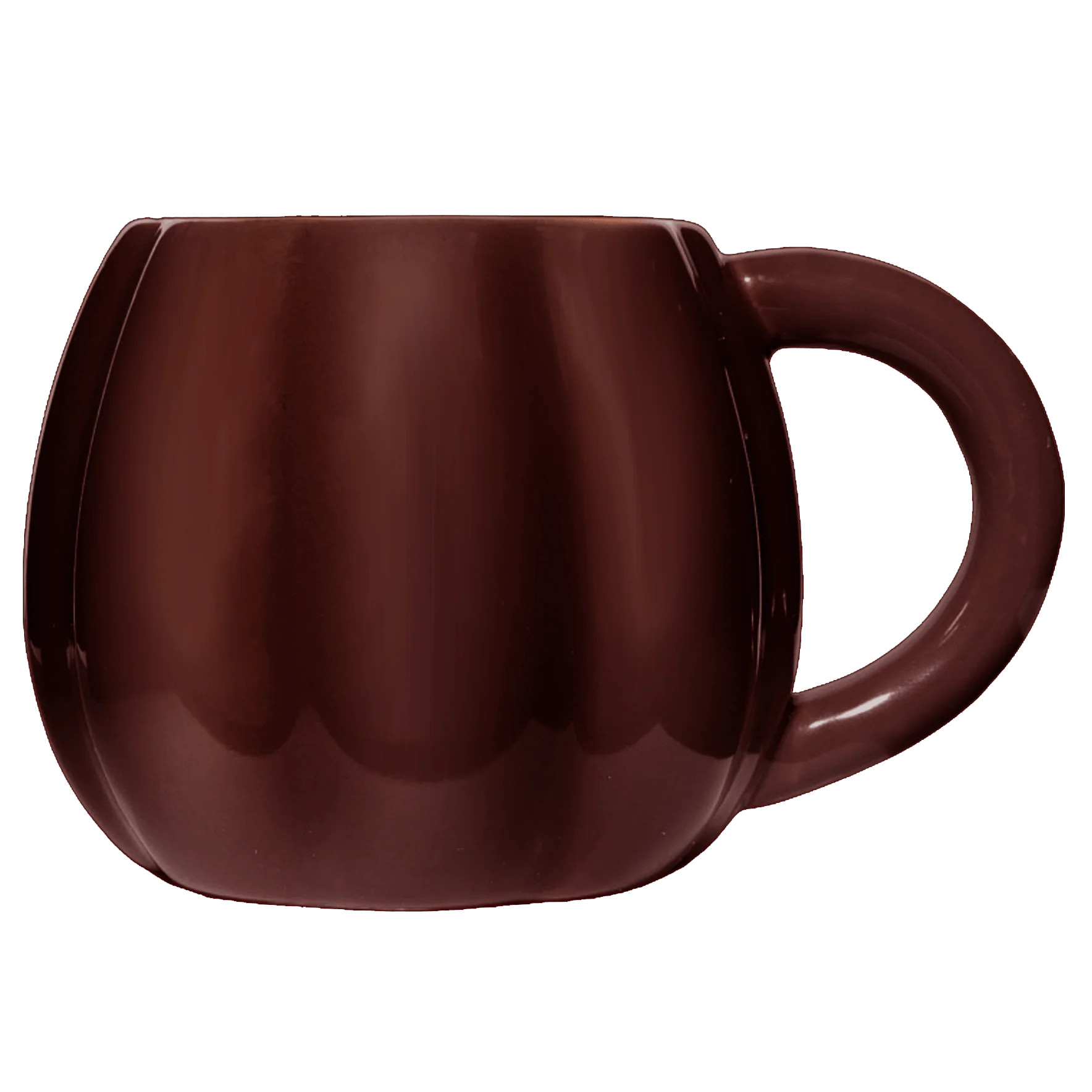 Pumpkin Coffee Mug | Brown Pumpkin Ceramic Cup for Autumn | Sweet Water Decor, LLC