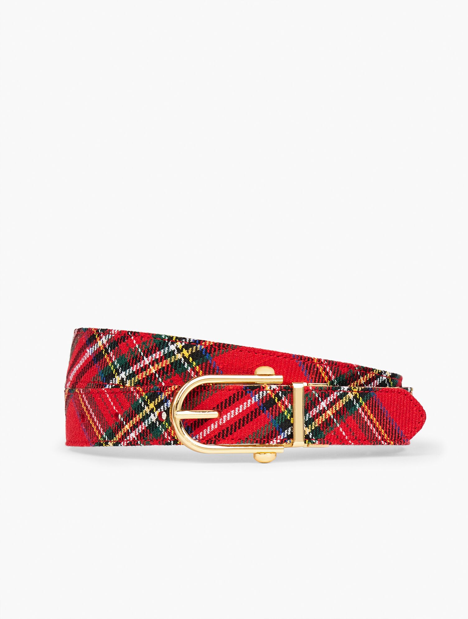 Reversible Tartan Plaid Belt | Talbots