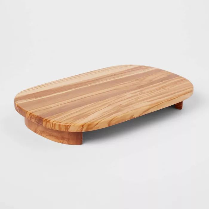 11" x 7" Olivewood Elevated Serving Board - Threshold™ | Target