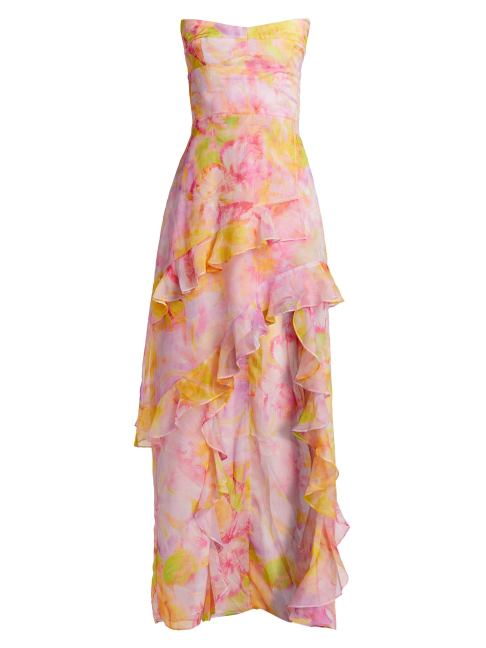 Women's Magnolia Floral Strapless Maxi Dress - Vivian - Size XS | Saks Fifth Avenue