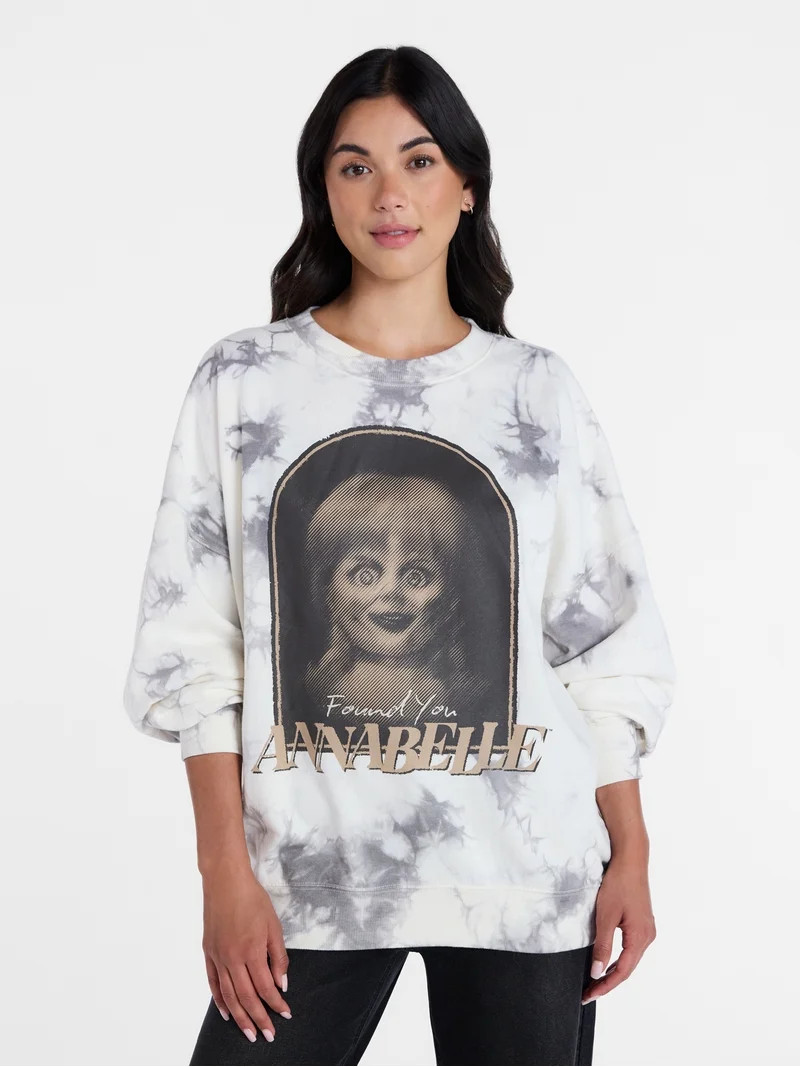 Annabelle Women\u2019s Halloween Sweatshirt, Sizes XXS-XXL | Walmart (US)