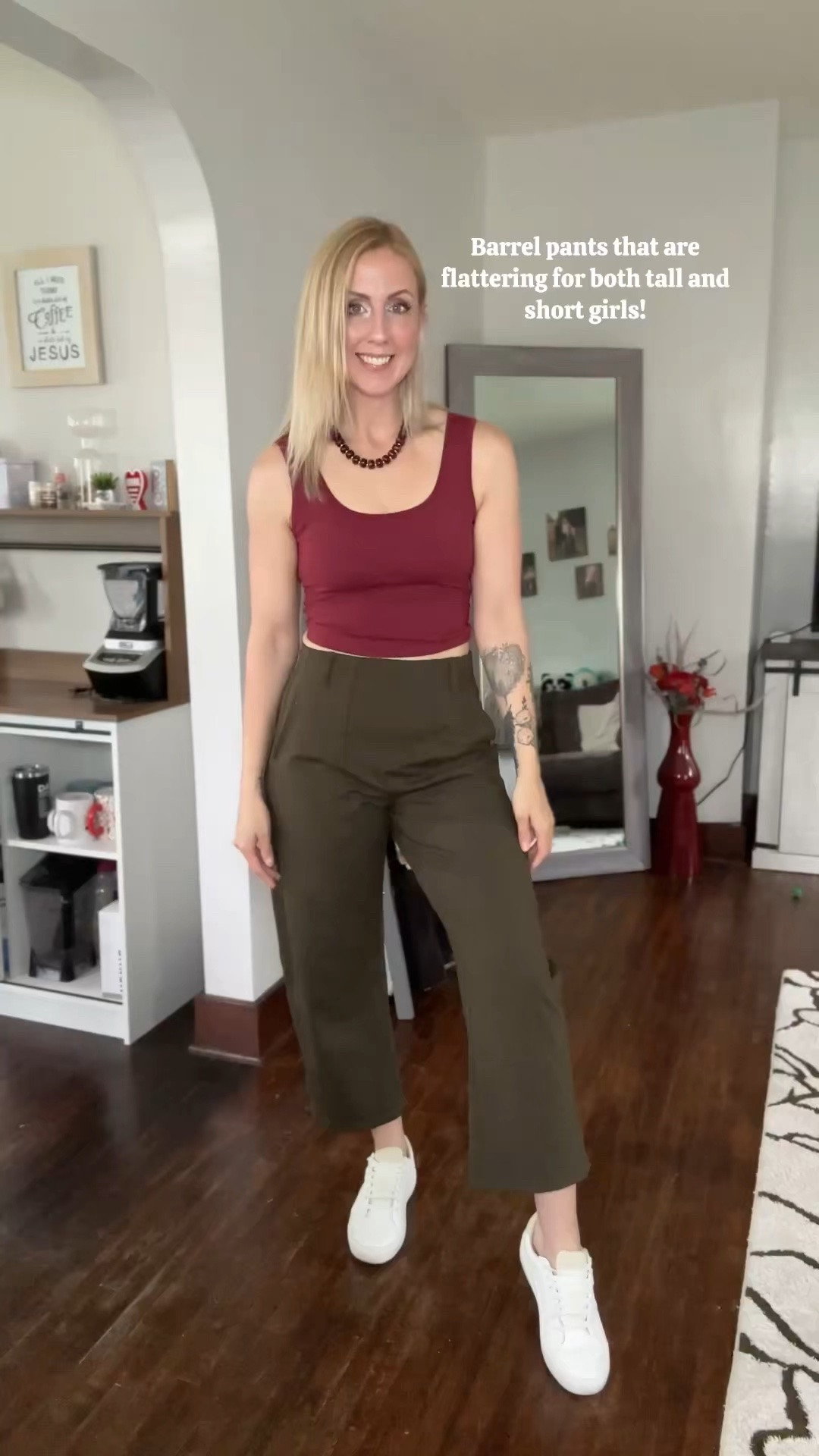Wearing size small