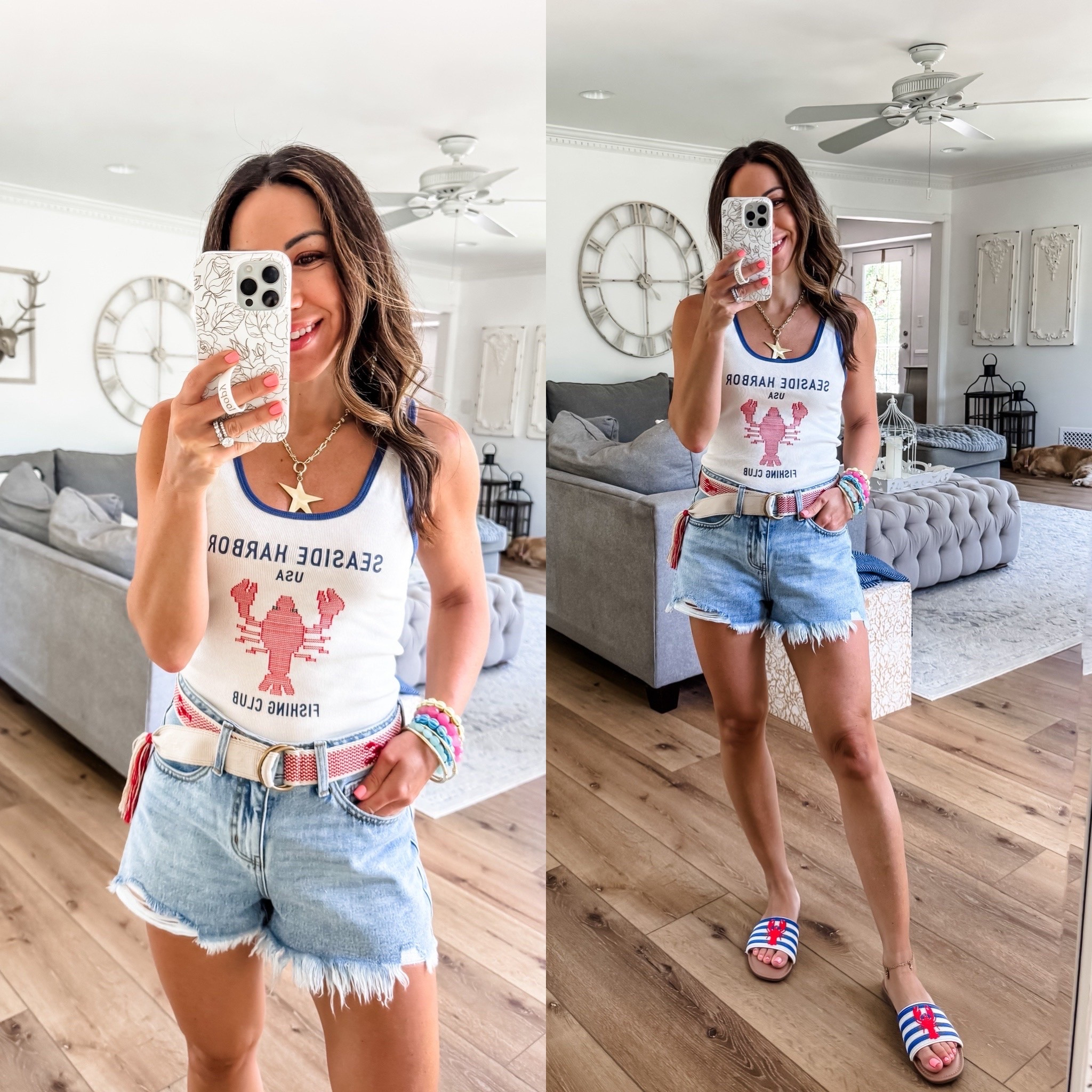 Small tank. Denim shorts 2. Target style

#LTKOver40