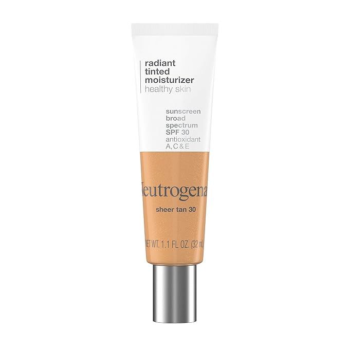 Neutrogena Healthy Skin Radiant Tinted Facial Moisturizer with Broad Spectrum SPF 30 Sunscreen Vi... | Amazon (US)