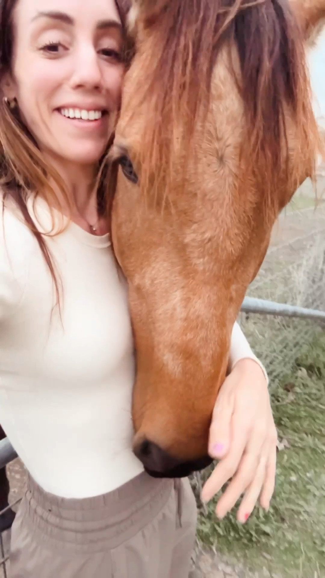 This horse is always trying to eat my ootd. 🐴🤦🏻‍♀️

Country life, mom life, mom outfit inspo, horse life, horses, horse girl, western, casual outfit, cozy outfits, comfy outfit, elevated basics, momandmanes

#LTKWatchNow #LTKSeasonal #LTKStyleTip