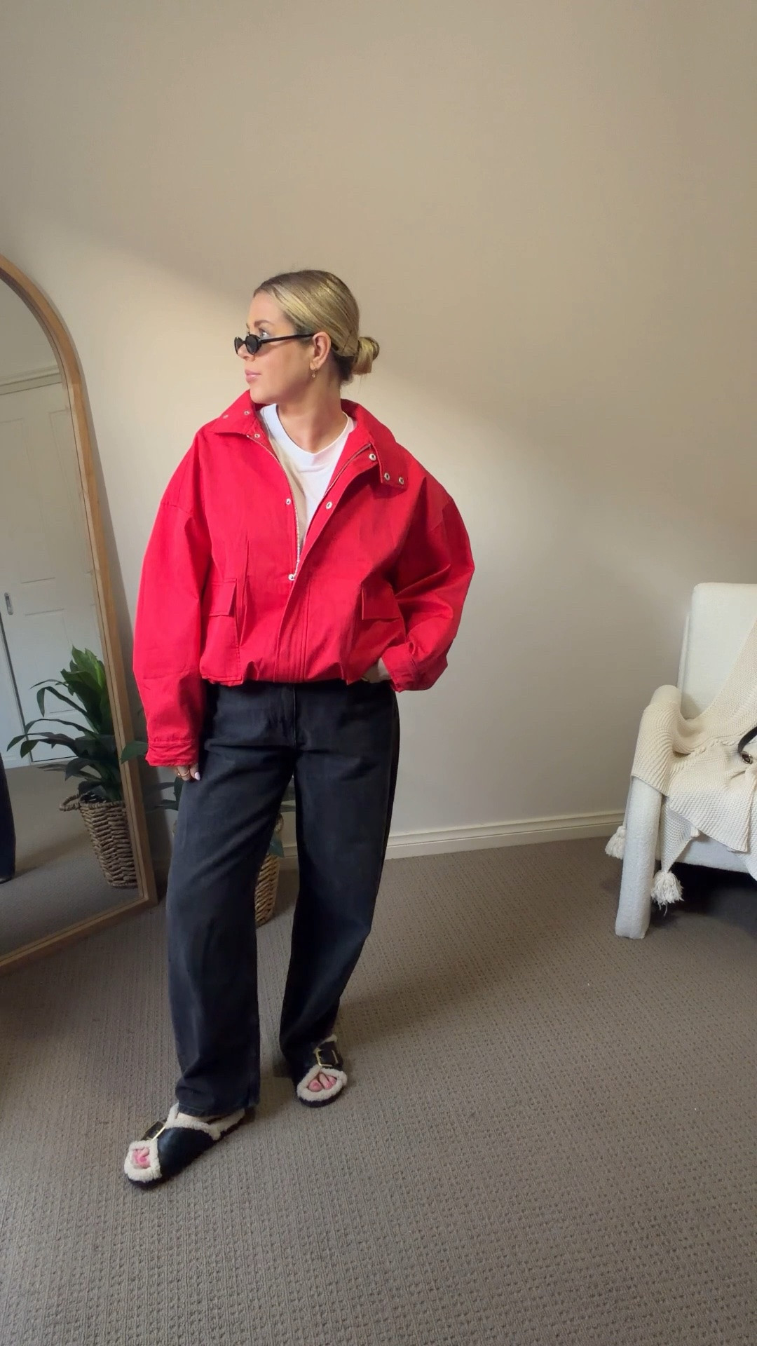 She’s red, she’s a funnel neck, she’s a bomber jacket… she ticks every box ❤️

*I wear a 31 in the jeans and the jacket is a size 16

#LTKaustralia #LTKautumn #LTKjeans