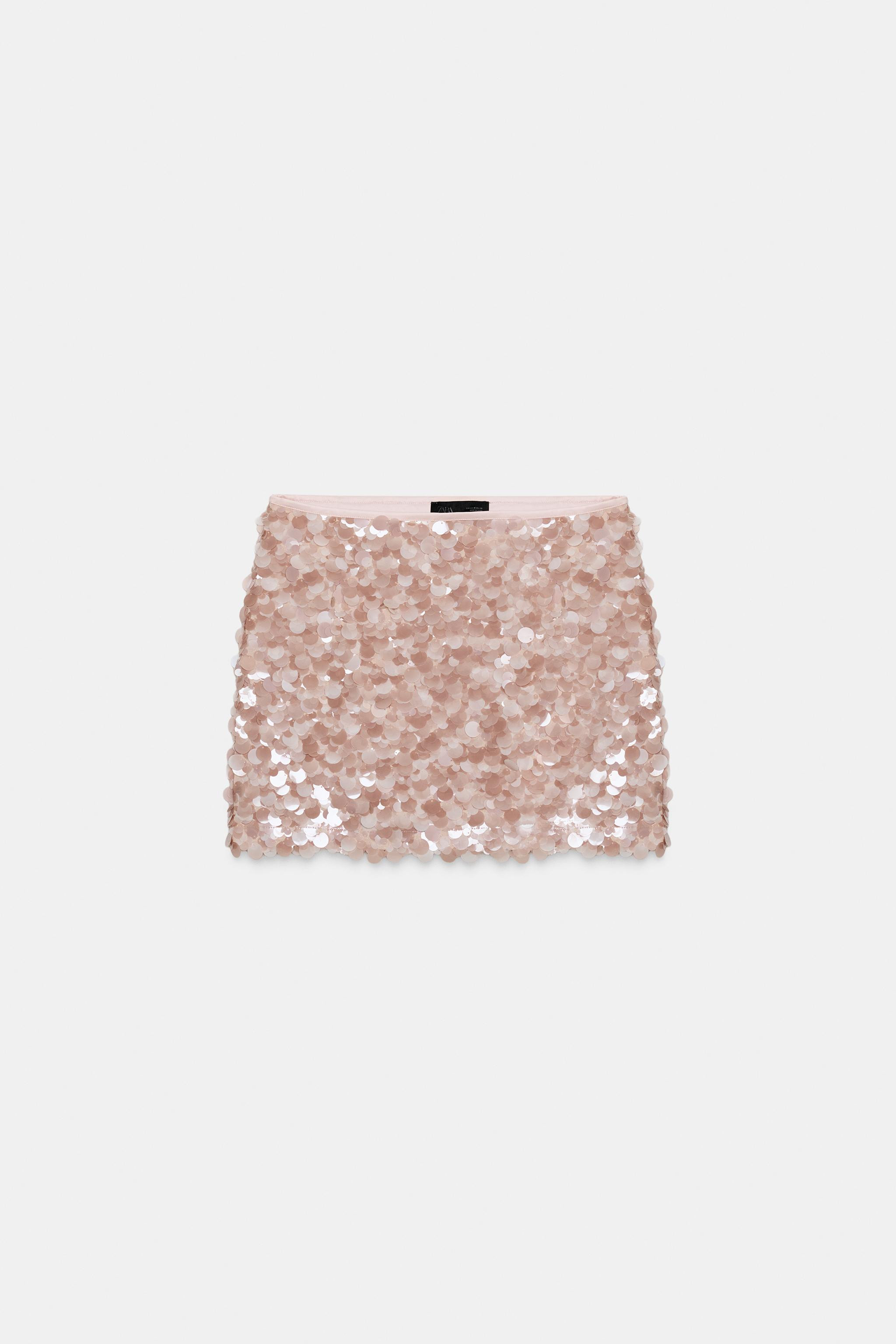 SEQUIN MINI SKIRT | Zara US
