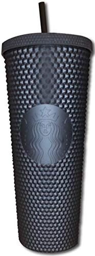 Starbucks Fall 2019 Matte Black Studded Plastic Tumbler Cold Cup Limited Edition 24 oz | Amazon (US)