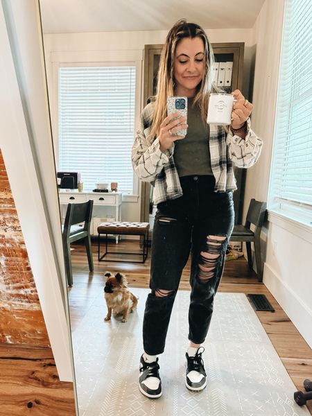 Fit check: shop day with coffee in hand

#LTKWorkwear #LTKShoeCrush