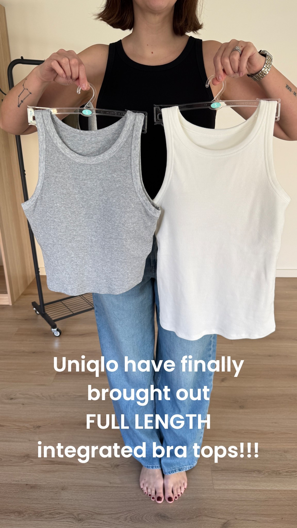 If like me you’ve been a big fan of Uniqlo’s integrated bra vest tops over the years but wished they did a longer version…well, here they are!
2 styles have just dropped this week in a full length, a basic vest and a racer-back vest. 
If you’re petite don’t fret, the cropped styles are still available too 🙌🏼

#LTKuk #LTKspring #LTKeurope