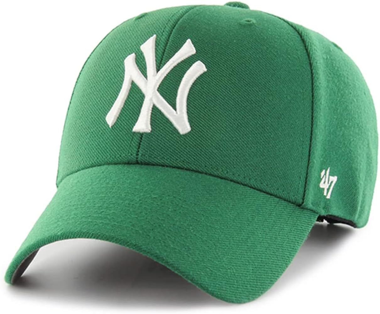 '47 New York Yankees MVP Adjustable Hat Baseball Cap - Kelly Green | Amazon (US)