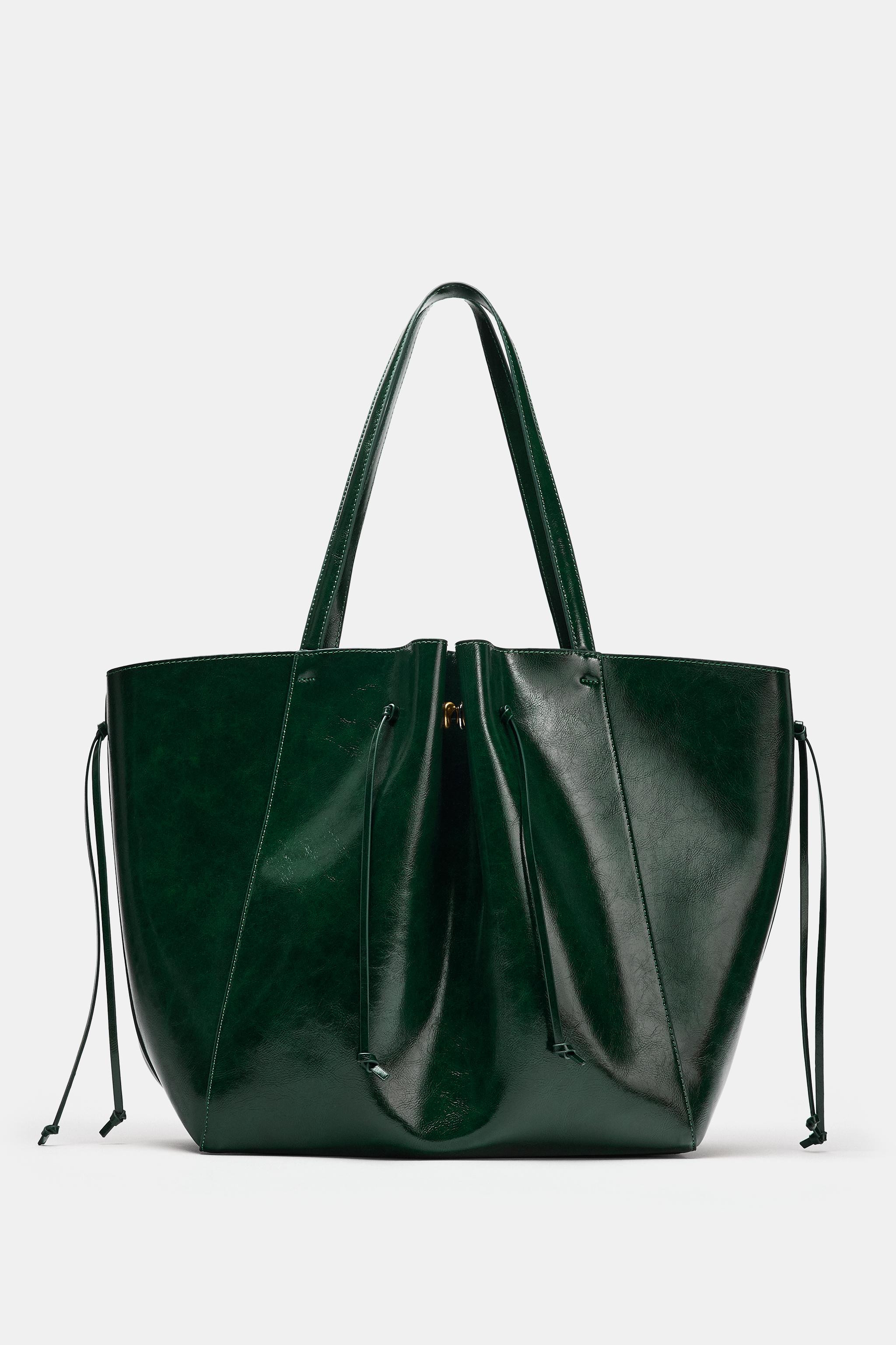 RUCHED SHOPPER TOTE BAG | Zara US