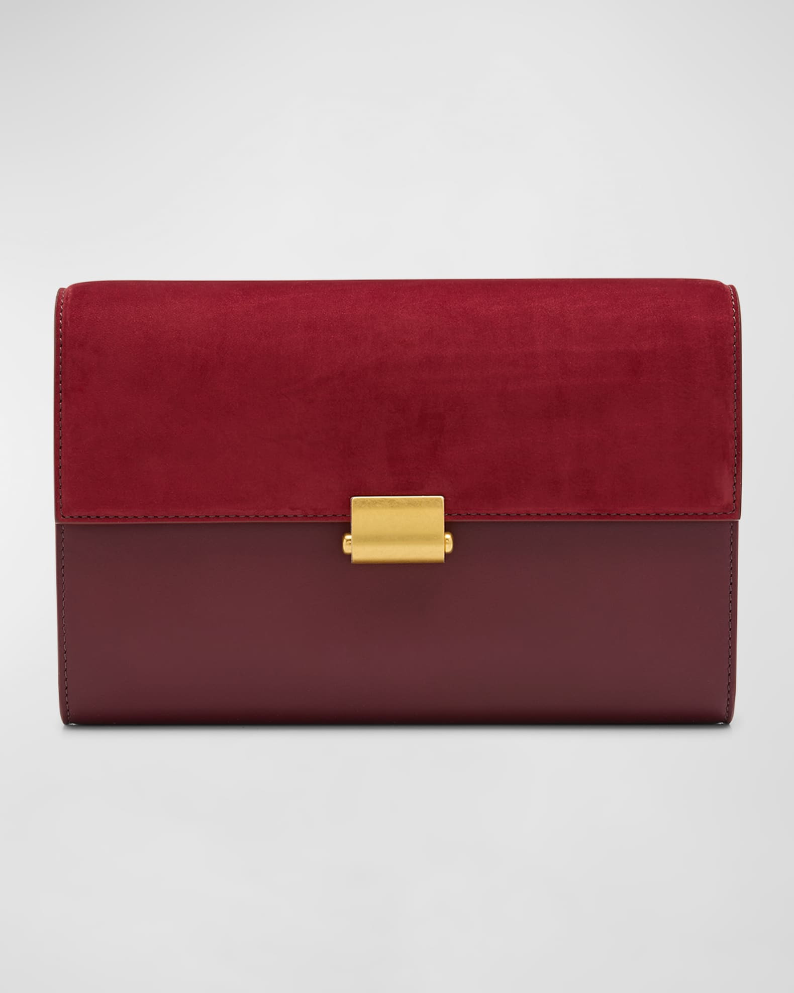 THE ROW Laurie Flap Shoulder Bag in Calfskin Leather | Neiman Marcus