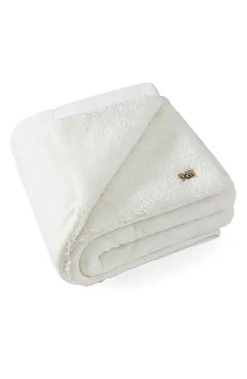 UGG® Avery Quilted Throw Blanket in Snow at Nordstrom Rack | Nordstrom Rack