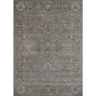 Colosseo Gray 5 ft. x 7 ft. Traditional Oriental Vintage Area Rug-3562/0031/GREY - The Home Depot | The Home Depot
