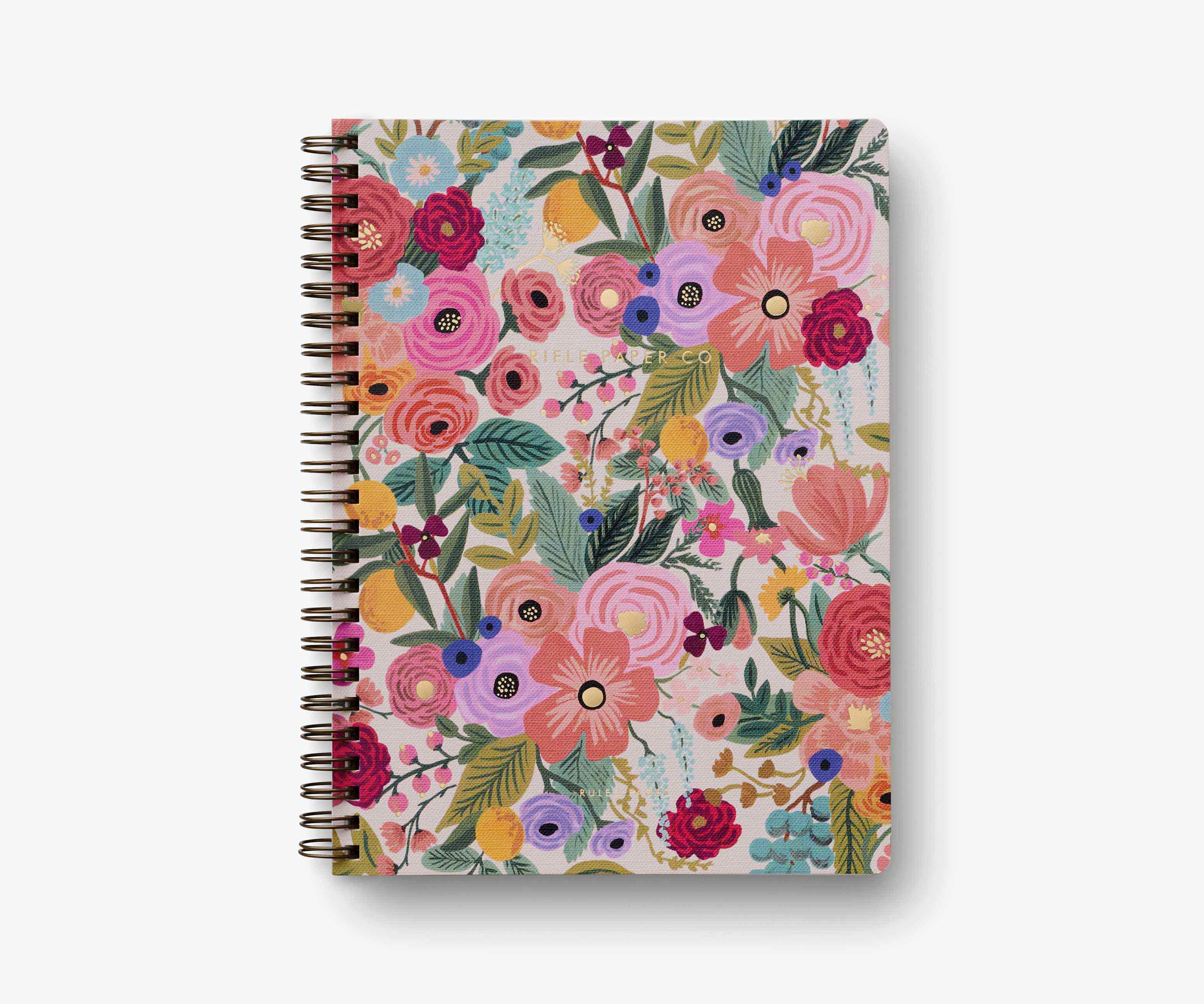 Rifle Paper Co. spiral notebook garden party