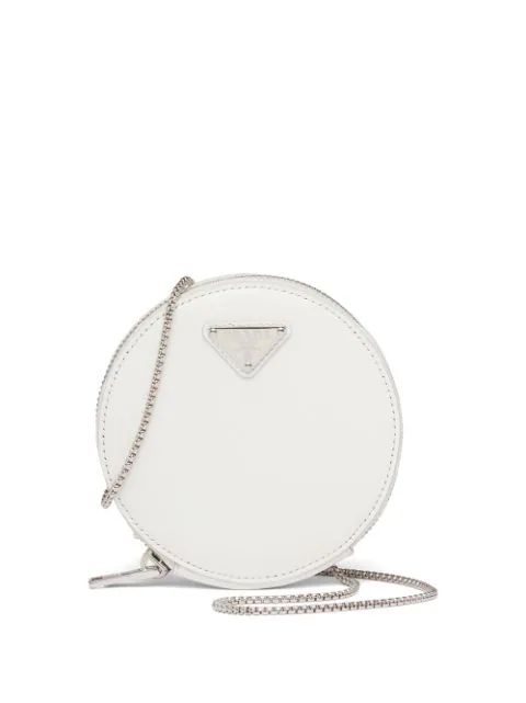 Prada Mini Leather Pouch Bag - Farfetch | Farfetch (RoW)