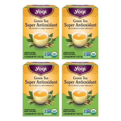 Yogi Tea - Green Tea Super Antioxidant - 64 ct, 4 Pack | Target