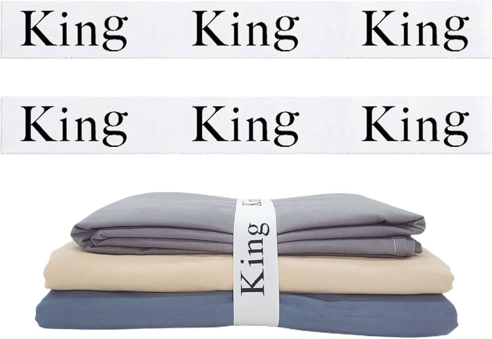 Maletnd 2 Pieces Bed Sheet Organizer Bands, Closet Organization Sheet Straps, Linen Labels Beddin... | Amazon (US)