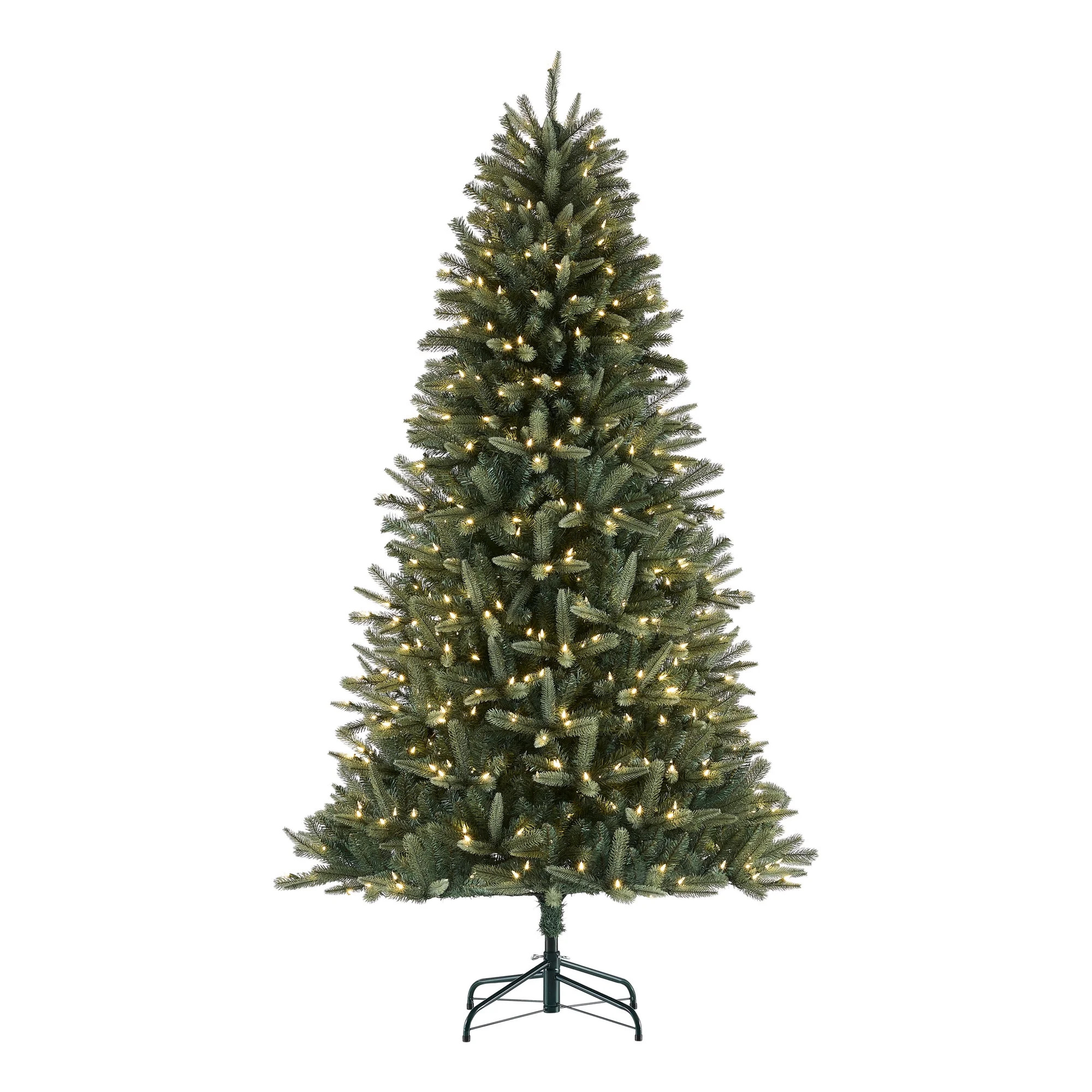 Holiday Time 7.5-Foot Pre-Lit Winslow Sure-Lit Fir Tree - Walmart.com | Walmart (US)