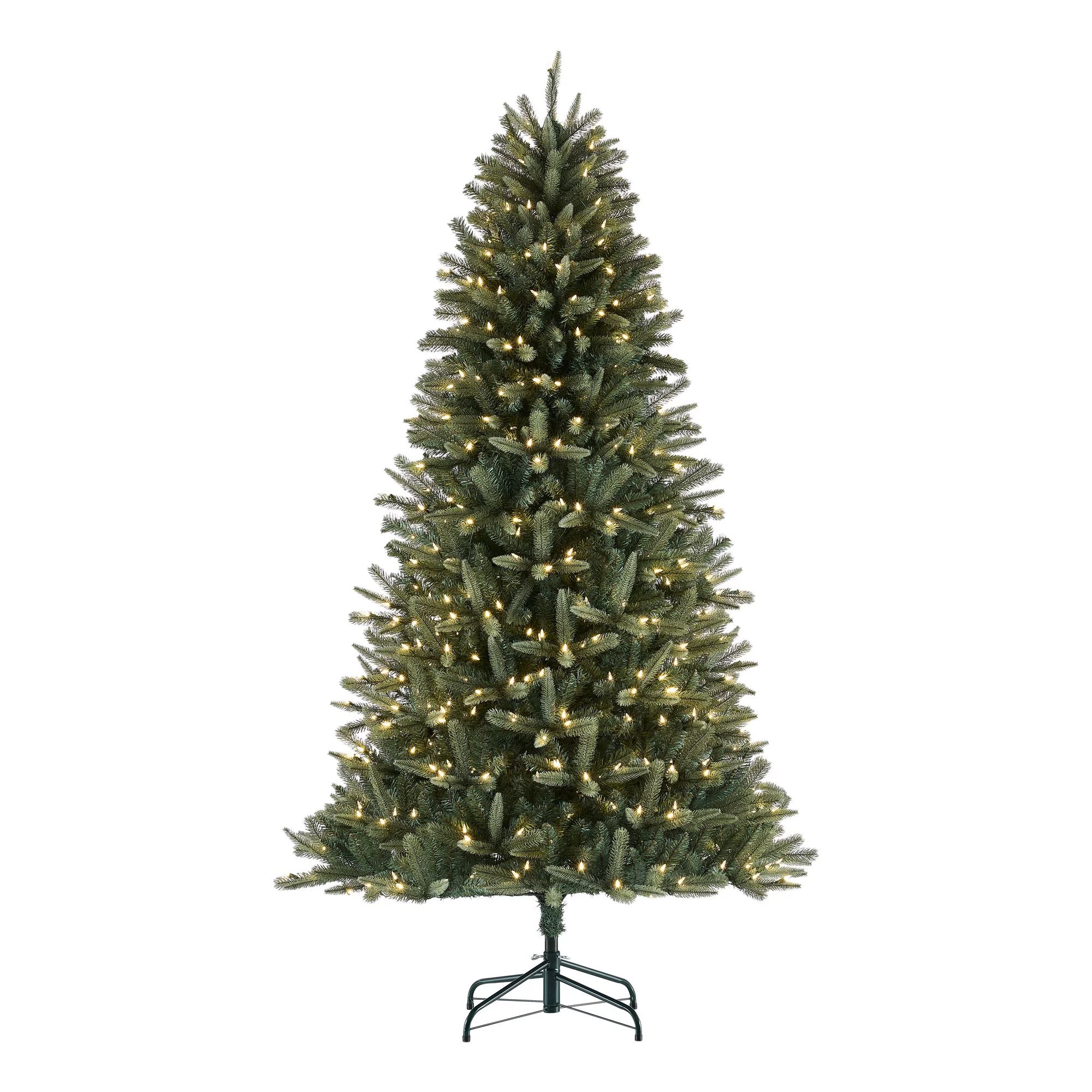 Holiday Time 7.5-Foot Pre-Lit Winslow Sure-Lit Fir Tree | Walmart (US)