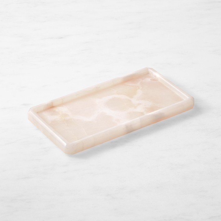 AERIN Pink Onyx Vanity Tray | Williams-Sonoma