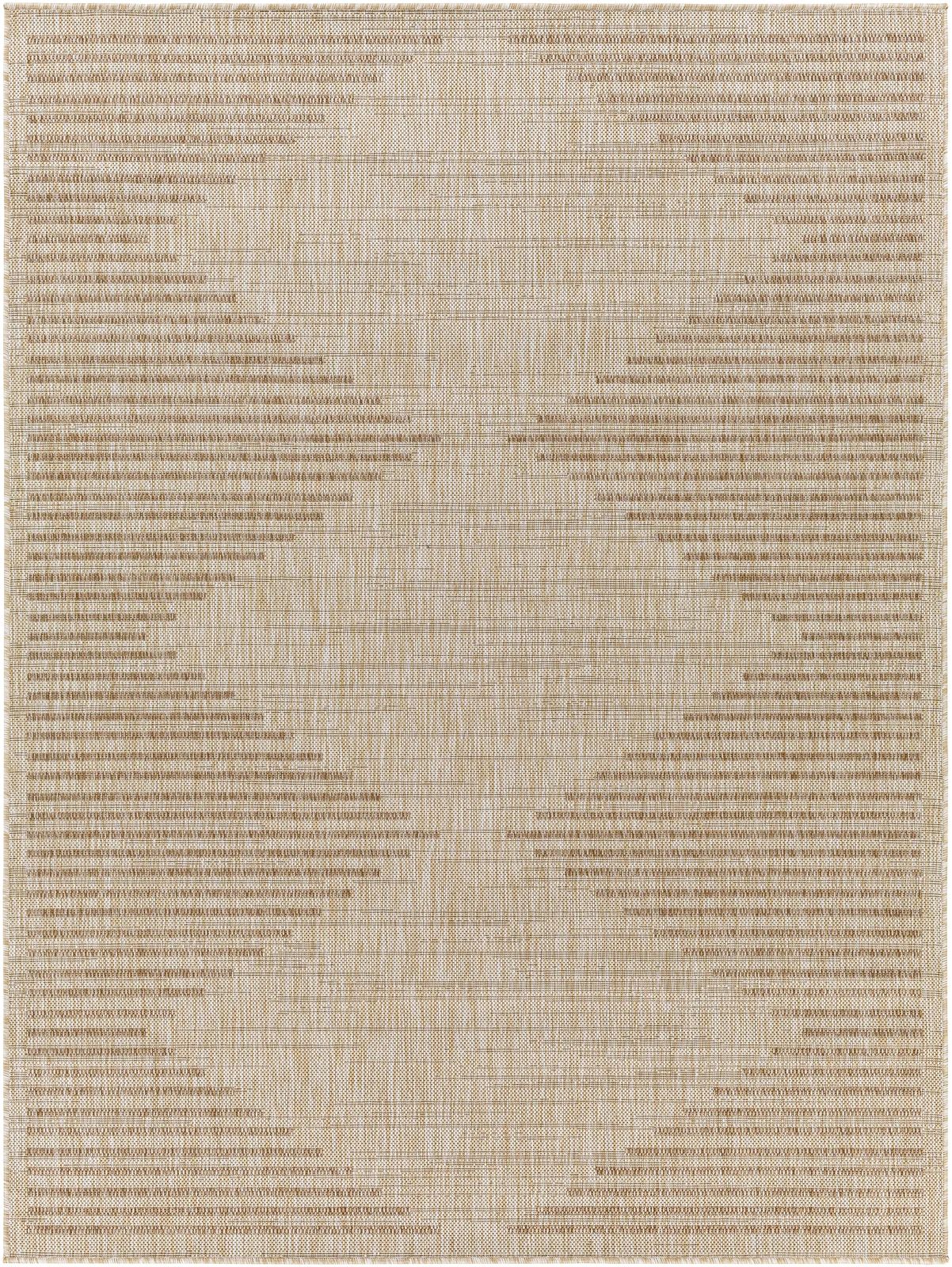 Corryn Machine Woven / Power Loomed Khaki Indoor/Outdoor Rug | Wayfair North America