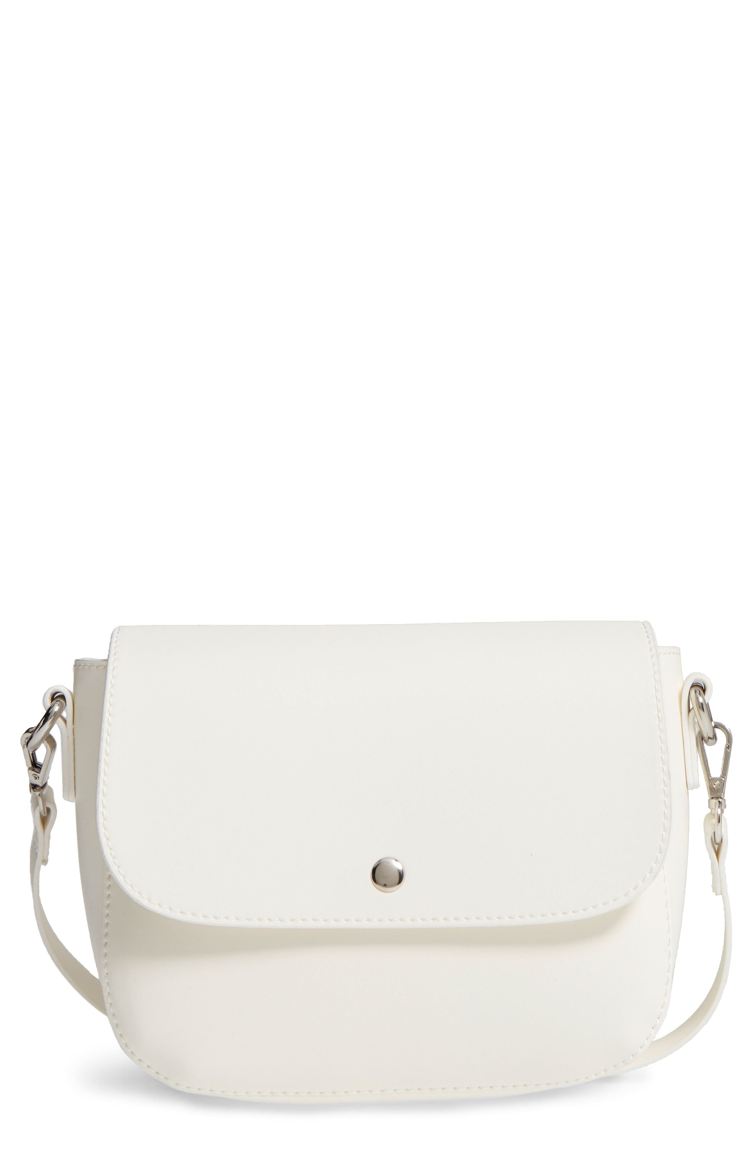 Minimal Faux Leather Crossbody Bag | Nordstrom