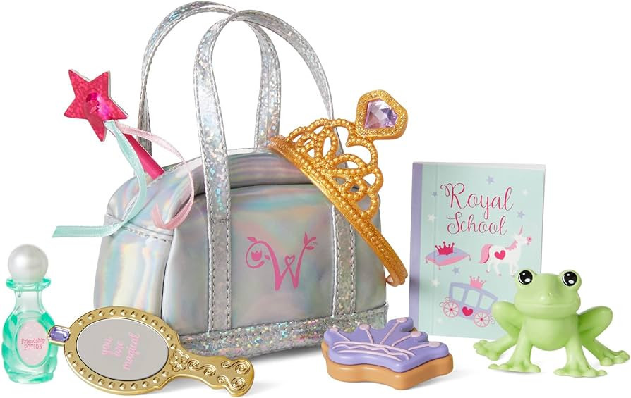 American Girl WellieWishers 14.5-inch Doll Ready to Be Royal Accessories with Bag, Hand Mirror, a... | Amazon (US)