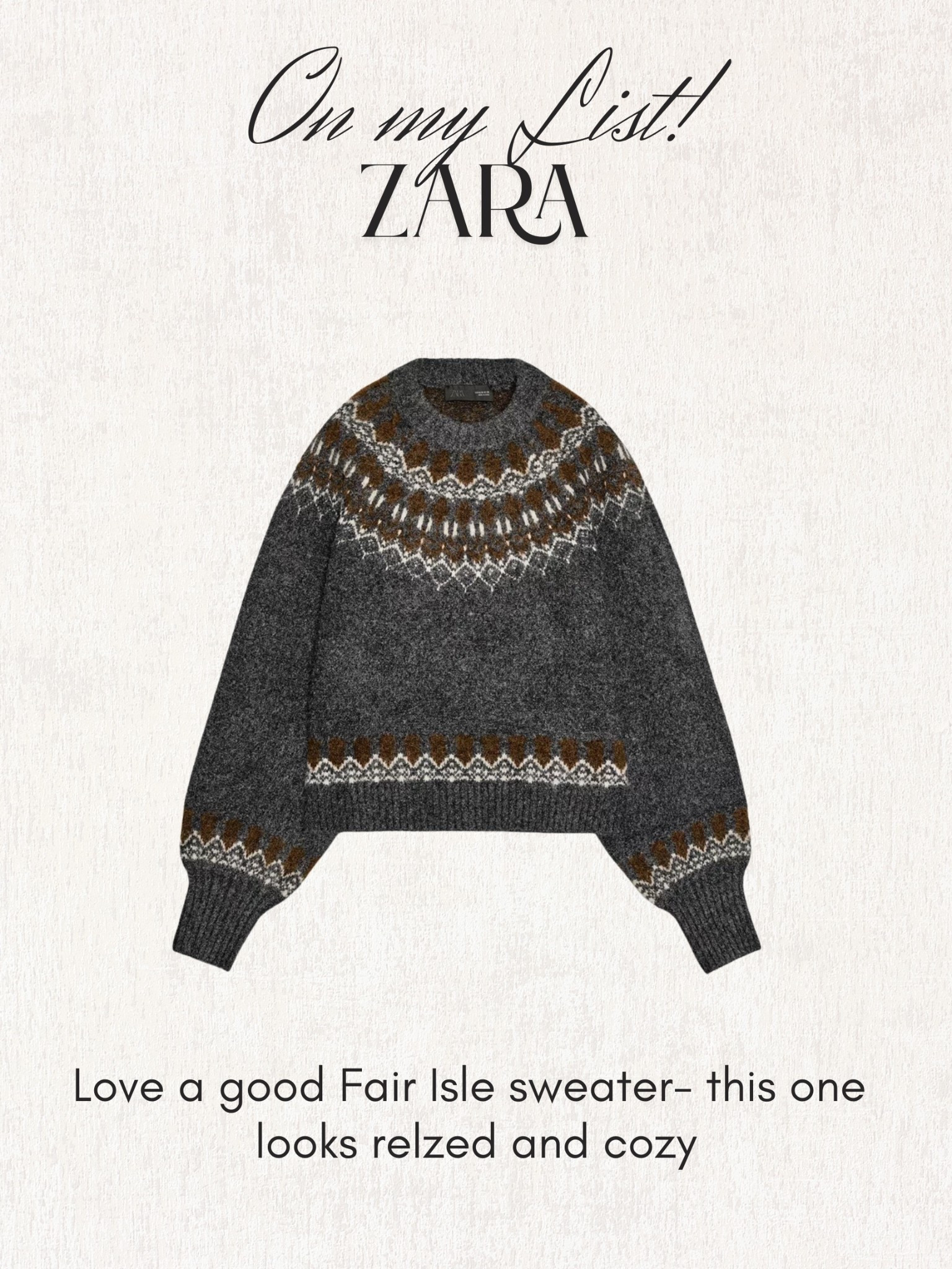 Fair isle sweaters are everywhere love the style of this one 

#LTKootd #LTKSeasonal #LTKHoliday