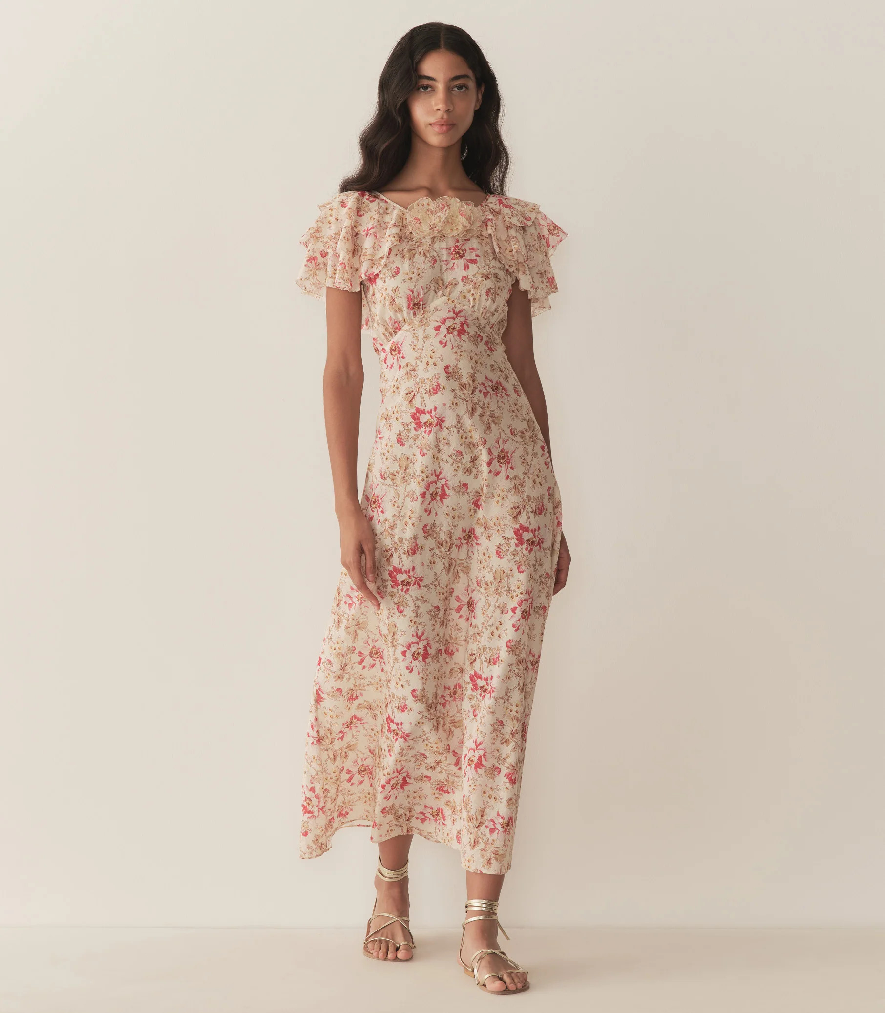 Nevara Dress - Fleurs De Provence | DÔEN | DOEN
