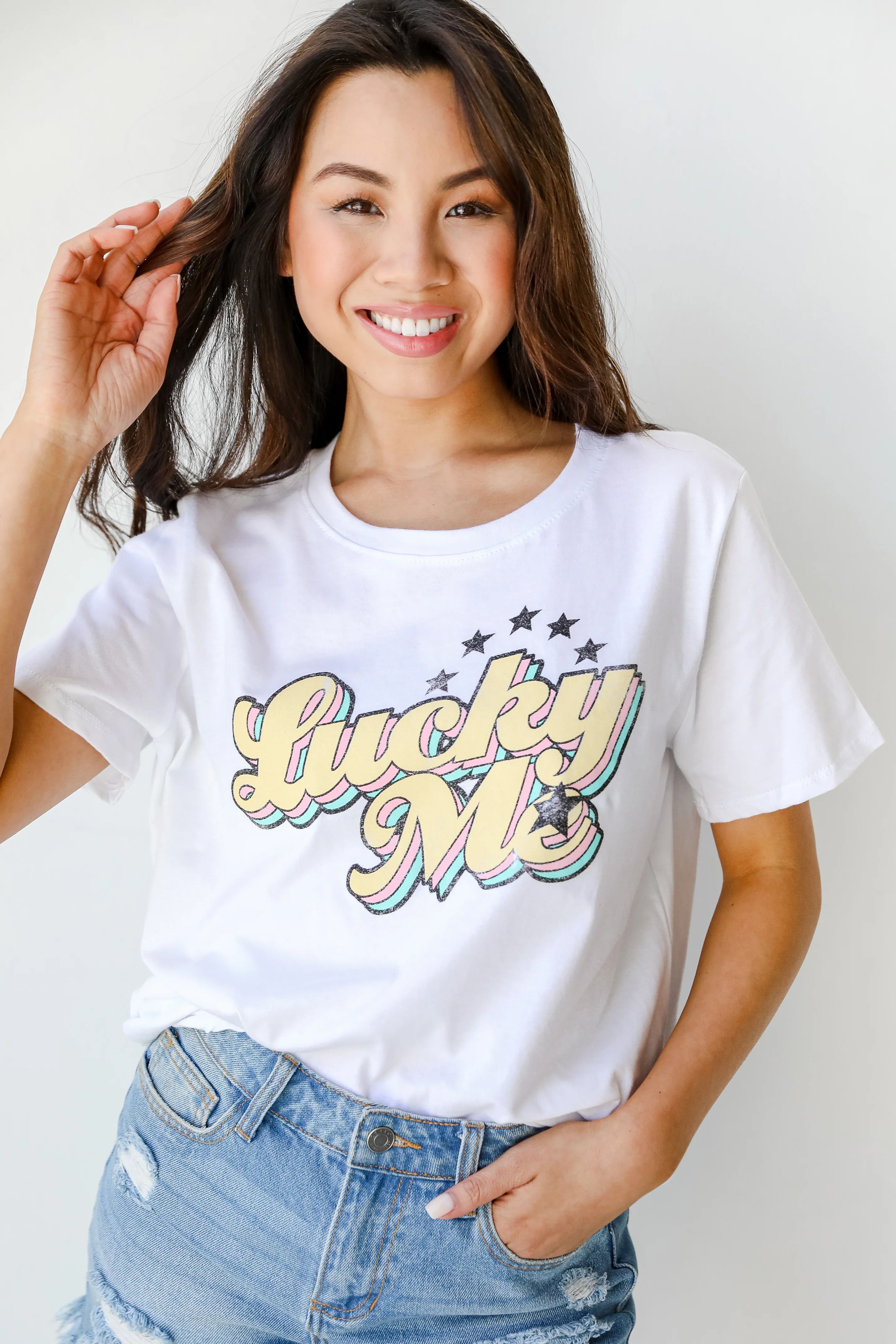 Lucky Me Graphic Tee | Dress Up