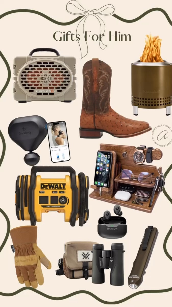 2024 gift guide ideas are here! Any of these items will be sure to make someone happy! We’ve got gift from baby to grandparents. Happy Shopping! 🎄
#boots #giftsforhim #giftguides


#LTKSeasonal #LTKHoliday #LTKGiftGuide