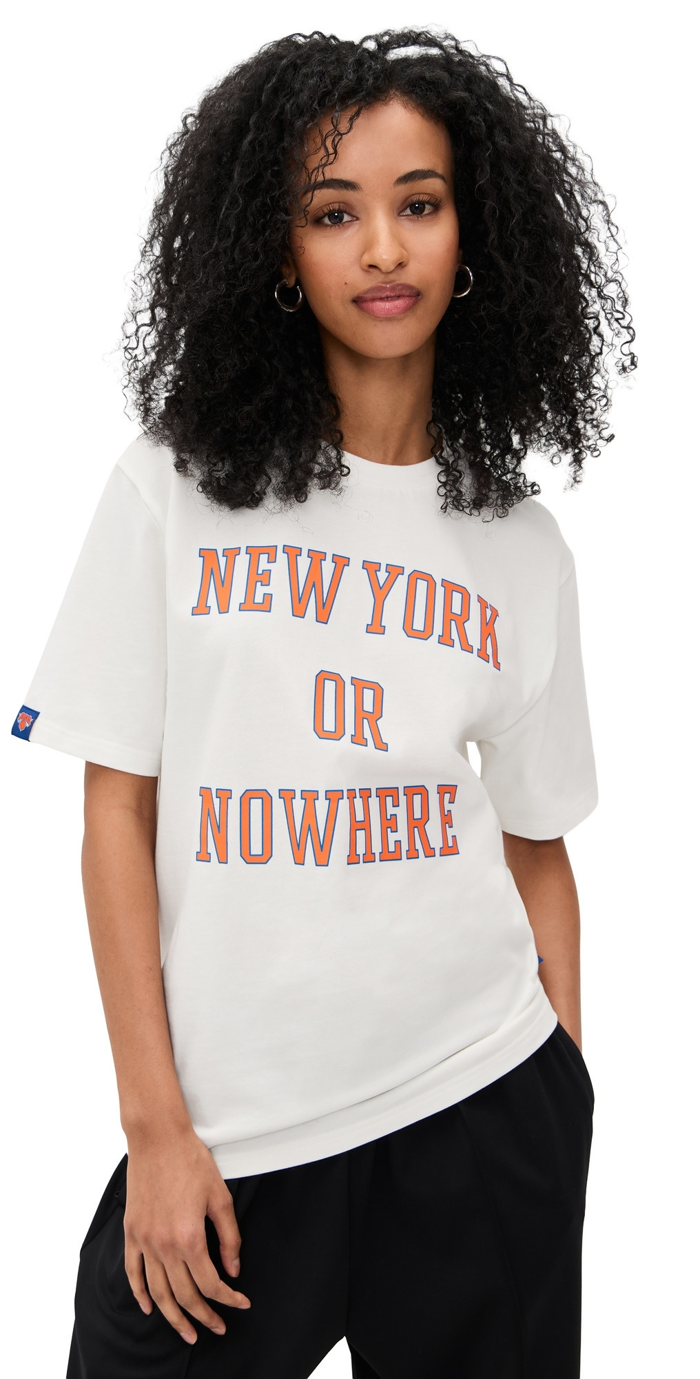 New York or Nowhere Knicks Classic Tee Off White M | Shopbop