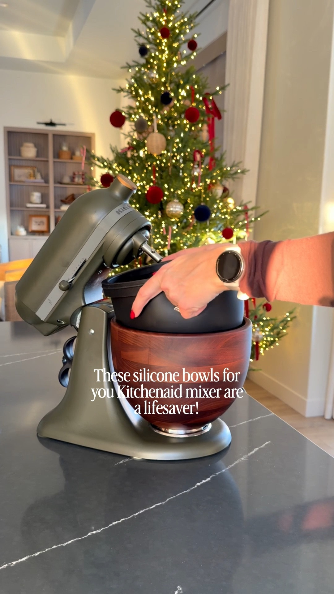 I love these silicone bowls for the Kitchenaid mixer! Perfect for holiday baking! They protect your bowl and make for easy clean up because they are dishwasher safe. I also love that they have a lid so if you have a recipe that calls for refrigeration, put the lid on and easily toss in the fridge. 

#kitchen #baking #holidaybaking #christmastime #kitchenaidmixer


#LTKHome #LTKHoliday #LTKGiftGuide