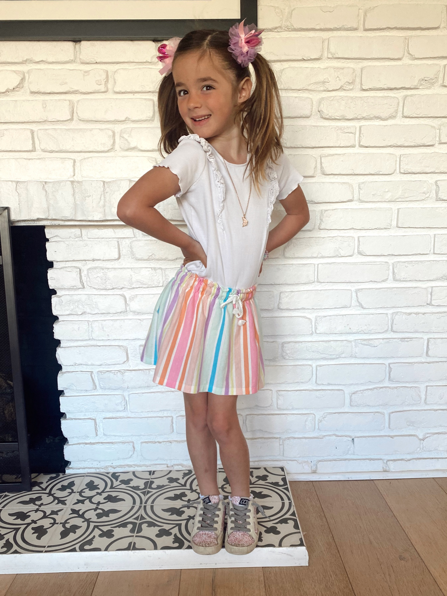 Cute casual toddler girl play or school clothes  

#LTKfamily #LTKunder50 #LTKkids