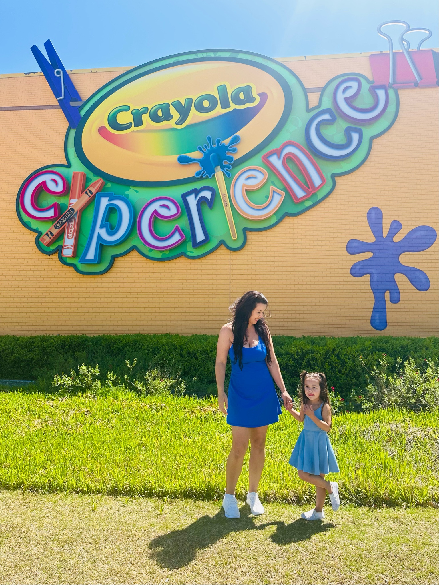 Matching with My Girl 💙🩵 Ready to spend the day at the #CrayolaExperience  

#LTKfamily #LTKfindsunder50 #LTKbeauty