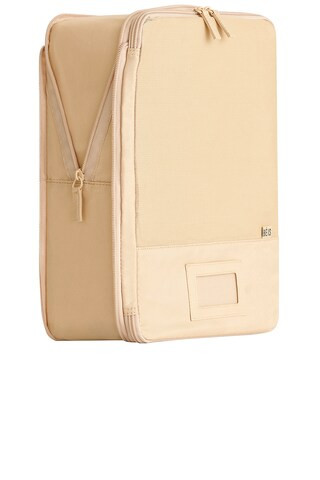 4 Piece Compression Packing Cubes in Beige | Revolve Clothing (Global)